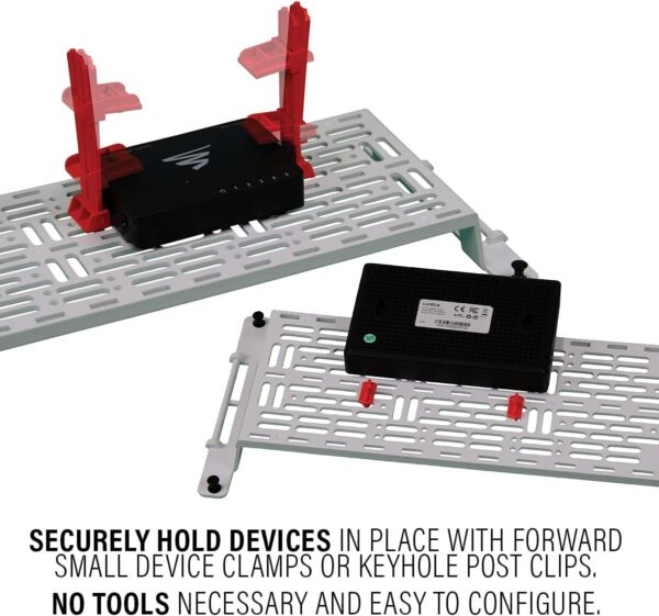 On-Q AC1050-EMK Mounting Plate, White/Red