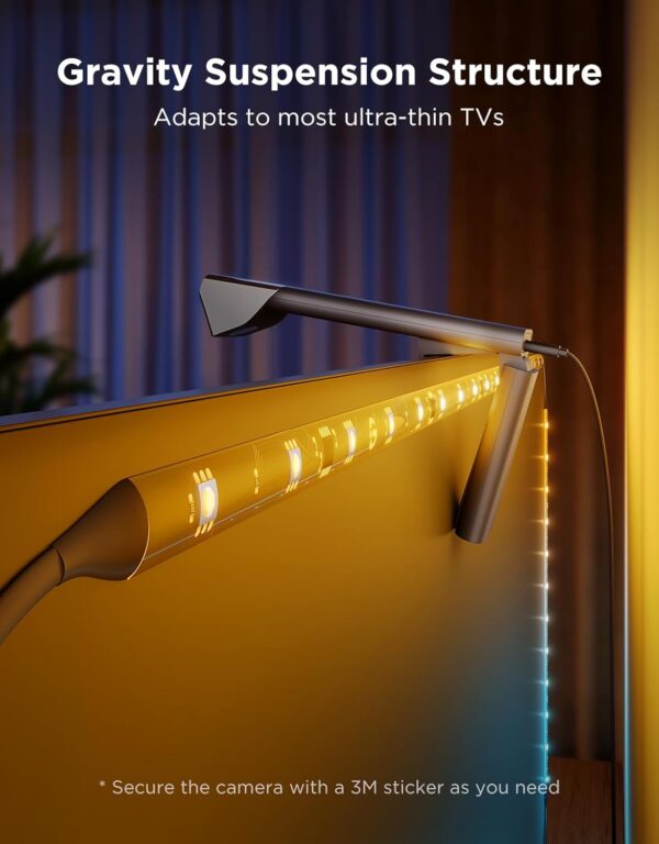 61UkZH2maML._AC_SL1500_.jpg Govee TV Backlight 3 Lite with Fish-Eye Correction Function ...