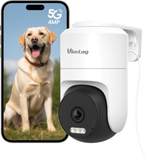 VIMTAG 2.5K Security Camera Outdoor, Plug-in 5G/2.4G WiFi In... VIMTAG 2.5K Security Camera Outdoor, Plug-in 5G/2.4G WiFi In...