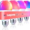 Lepro B1 AI Smart Light Bulbs - WiFi & Bluetooth Lepro B1 AI Smart Light Bulbs - WiFi & Bluetooth RGBWW Color...