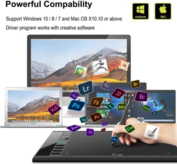 61Y2dfbfEQL._AC_SL1000_.jpg Graphics Drawing Tablet, UGEE M708 10 x 6 inch Large Drawing...