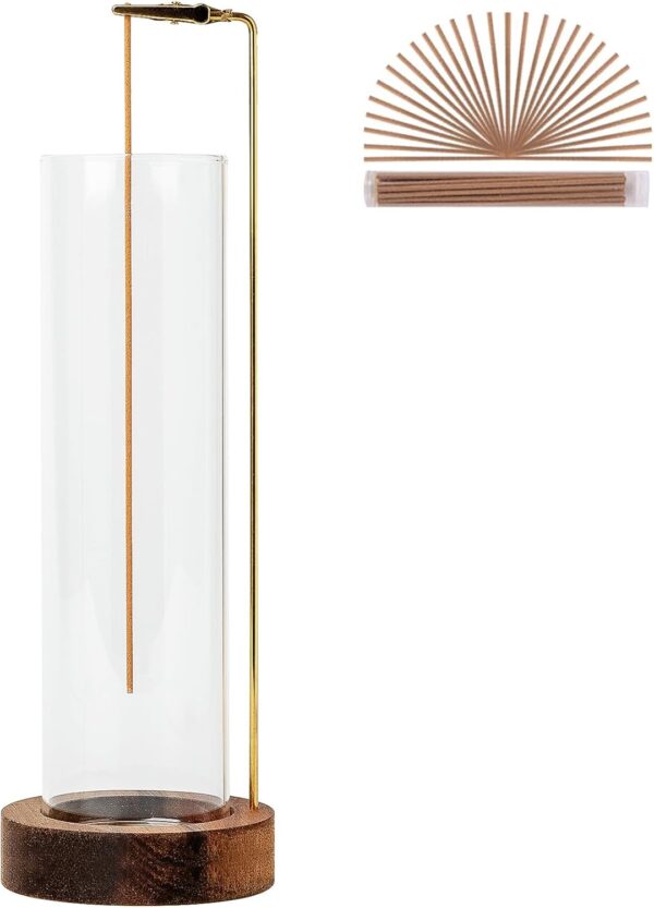 Incense Holder for Sticks, Anti-Ash Flying Incense Burner wi... Incense Holder for Sticks, Anti-Ash Flying Incense Burner wi...