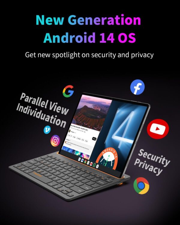 61diLHzc0wL._AC_SL1500_.jpg TECLAST T65Max Tablet, 13" Android Tablet with 256GB ROM, He...