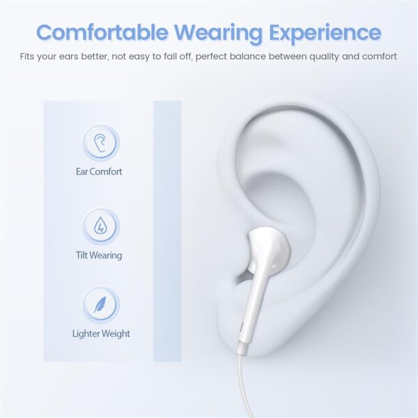 61ePGr9fbL._AC_SL1500_.jpg 2 Pack-USB C Headphones for iPhone 15/16, Type C Earbuds Wir...