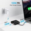 USB C Hub 10Gbps, Multiport Adapter with 4K 60Hz HDMI, 100W ...