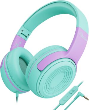 ELECDER Kids Headphones, S8 Wired Headphones for Kids with M... ELECDER Kids Headphones, S8 Wired Headphones for Kids with M...
