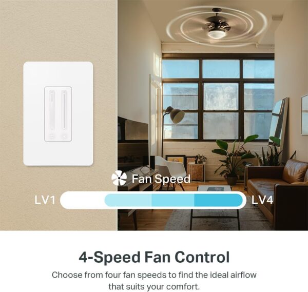 61hops3UINL._AC_SL1000_.jpg Kasa Smart Ceiling Fan Control & Dimmer Switch | Adjustable ...
