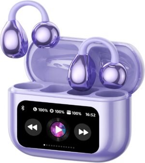 M100 Clip On Ear Headphones, Open Ear Earbuds Wireless Bluet... M100 Clip On Ear Headphones, Open Ear Earbuds Wireless Bluet...