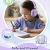 iClever Noise Cancelling Headphones for Kids, SNR 29dB Safet...