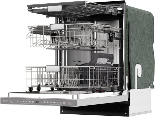 61jACUtUllL._AC_SL1241_.jpg SHARP Smart Dishwasher Works with Alexa. Includes LED Interi...