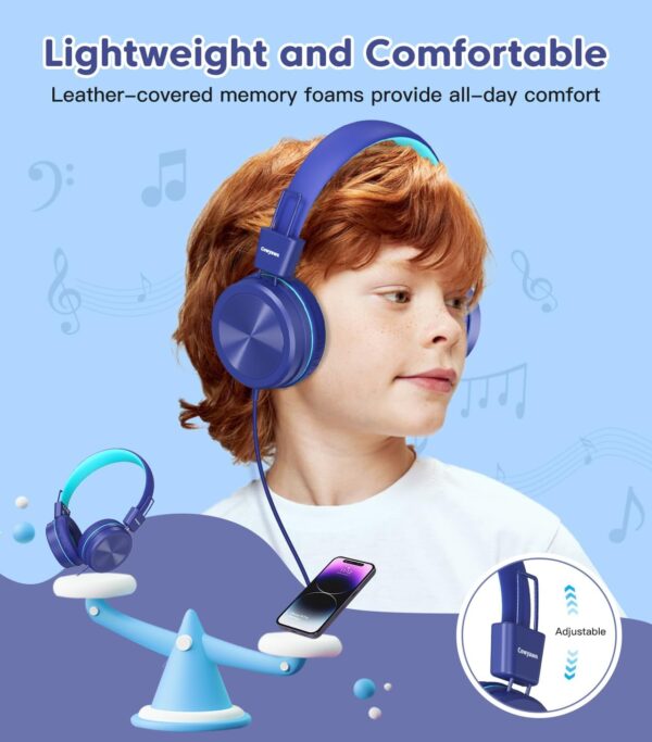 Kids Headphones, Toddler Headphones with Safe Volume Limiter...