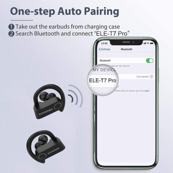 61kBO873OL._AC_SL1000_.jpg Wireless Earbuds with Earhooks, Bluetooth Earbuds Over Ear, ...