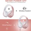61lpHYZQNkL._AC_SL1500_.jpg ZIHNIC Bluetooth Headphones Over-Ear, Foldable Wireless and ...