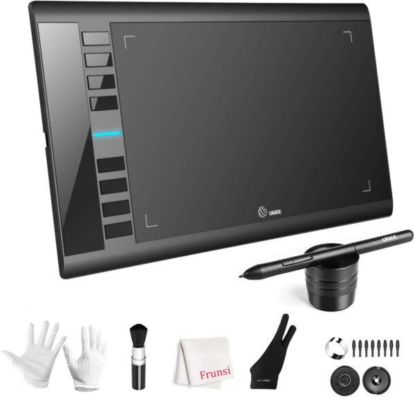 Graphics Drawing Tablet, UGEE M708 10 x 6 inch Large Graphics Drawing Tablet, UGEE M708 10 x 6 inch Large Drawing...