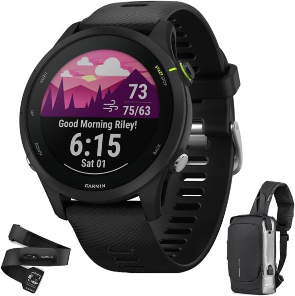 Garmin 010-02641-20 Forerunner 255 Music GPS Smartwatch Blac... Garmin 010-02641-20 Forerunner 255 Music GPS Smartwatch Blac...