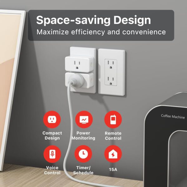 61piUDFikoL._SL1500_.jpg THIRDREALITY ZigBee Smart Plug 4 Pack with Real-time Energy ...