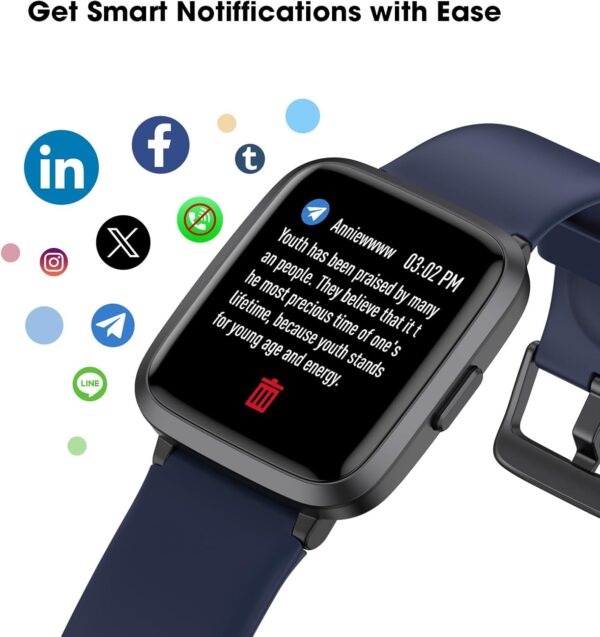 61quPRar2L._AC_SL1500_.jpg Fitness Tracker Watch with Heart Rate Monitor, Activity Trac...