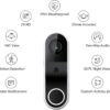 61rF4ahC1RL._AC_SL1500_.jpg Kasa Smart Video Doorbell Camera Hardwired w/ Chime, 2K Reso...