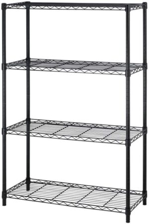 4 Tier Shelving Unit NSF Wire Shelf Metal Large Storage Shel...