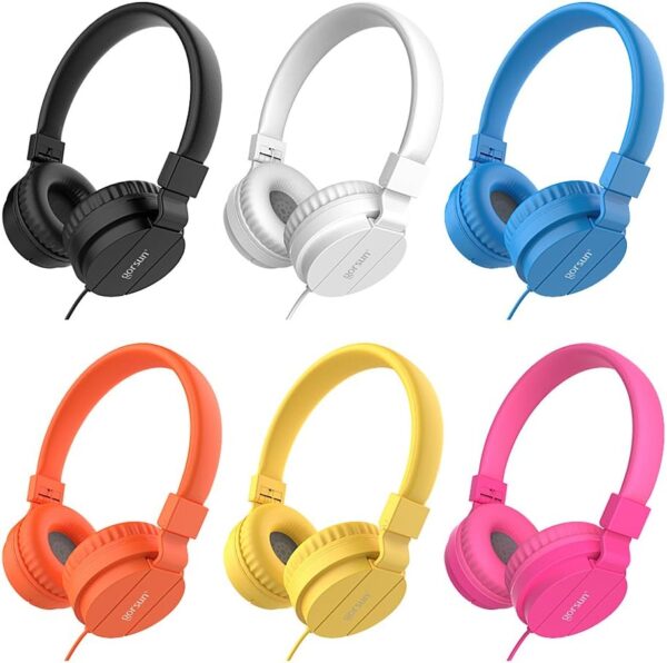 61xAtZNeTBL._AC_SL1000_.jpg Kids Headphones, Gorsun Lightweight Stereo Wired Children's ...