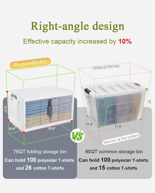 61ymidRRgrL._AC_SL1500_.jpg OlarHike 76QT Lockable Storage Bins with Lids - Folding Stor...