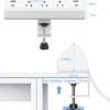 61z08zYXh9L._AC_SL1500_.jpg Desk Clamp Power Strip USB C,40W Fast Charging Station,2 PD ...
