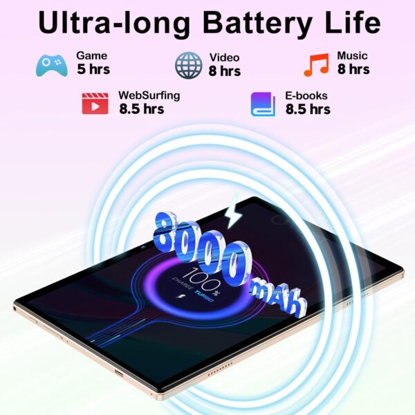 71-9RYp1sL._AC_SL1500_.jpg Android 14 Tablet 10.1 Inch 8000mAh Battery Tablets with 22G...