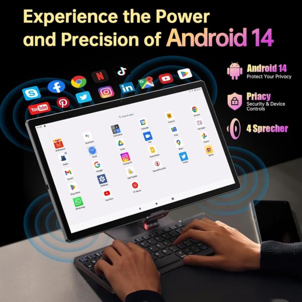 71fUeYjzZL._AC_SL1500_.jpg Tablet 15.6 Inch Android 14 Tablet, Large Tablet with1080 IP...