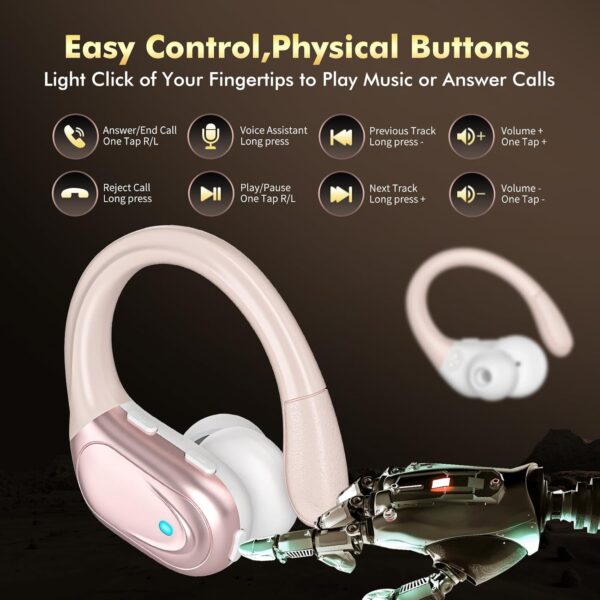Wireless Earbuds, Sports Bluetooth Headphones, Ear Buds with...