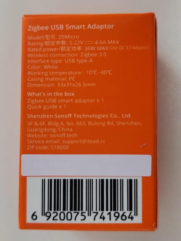 71-IGTCFpoL._AC_SL1500_.jpg SONOFF Zigbee Smart USB Outlet, 5-22V DC Outlet Timer Smart ...