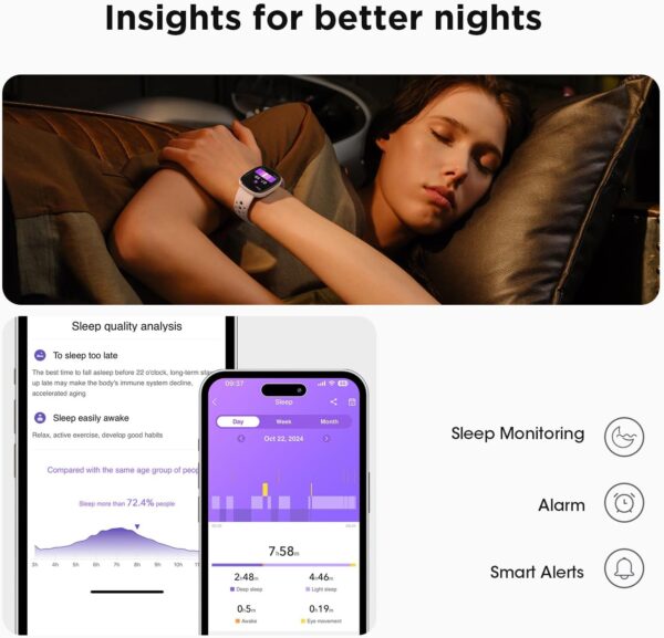 Smart Watches for Women Fitness Gifts: Fitness Tracker with ...
