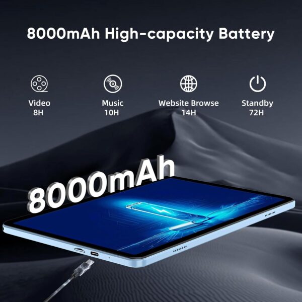 71-jXc5aGeL._AC_SL1500_.jpg Android 14 Tablet,11 Inch Tablets with Octa Core Processor, ...