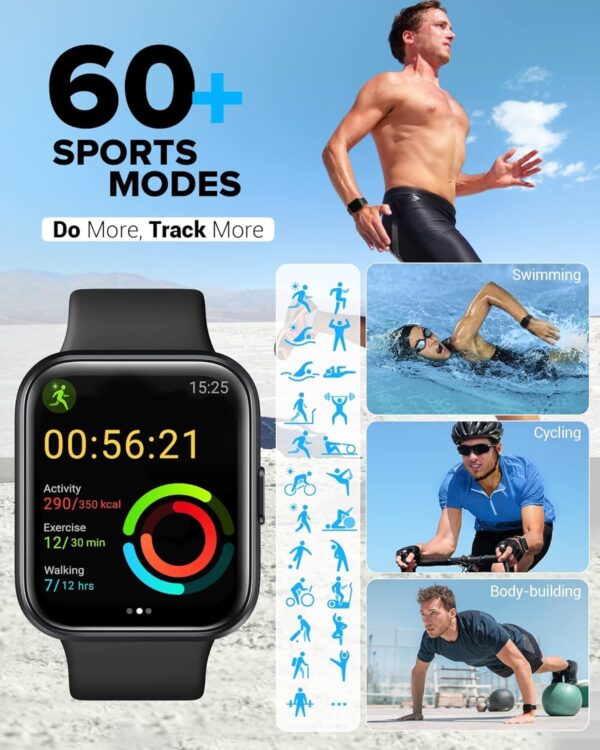 Smart Watch for Men Women Android iPhone, Alexa Built-in Fit...