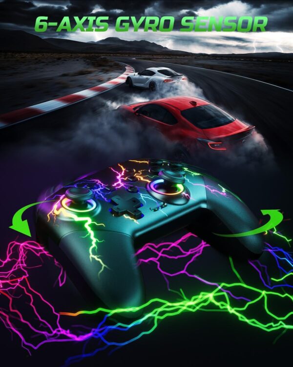 711E50RUyBL._AC_SL1500_.jpg VOYEE Switch Controllers Compatible with Switch/Lite/OLED/Wi...