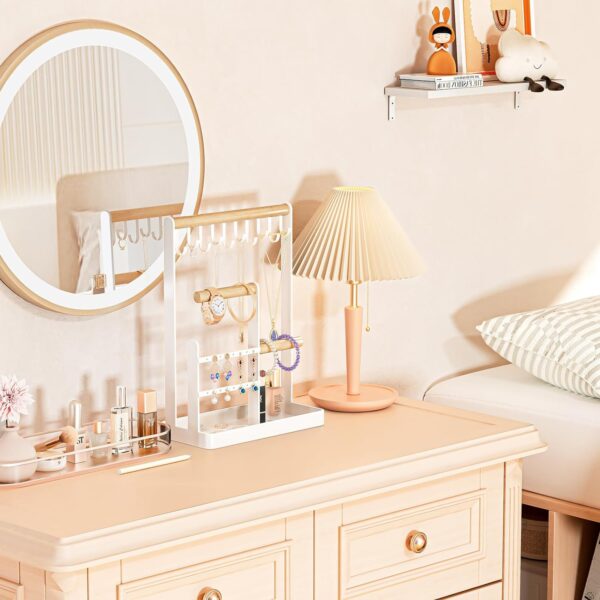 ProCase Jewelry Organizer Stand Necklace Holder, 4-Tier Towe...