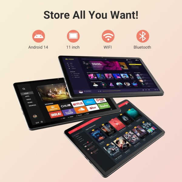 711Hz0ALtkL._AC_SL1500_.jpg DigiLand Tab R11–11" Tablet,Android 14 OS,MediaTek Helio G80...