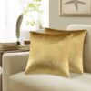 7137cu7a36L._AC_SL1200_.jpg GIGIZAZA Gold Velvet Decorative Throw Pillow Covers,18x18 Pi...