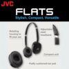 713JcLVUFL._AC_SL1500_.jpg JVC Flats On-Ear Wired Headphones - Flat Foldable Design - 3...