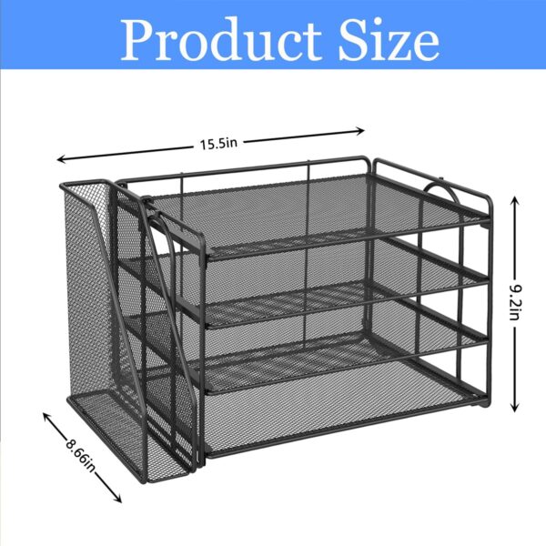 713KWrc0SEL._AC_SL1500_.jpg gianotter 4-Tier Paper Organizer with Magazine Holder, Desk ...