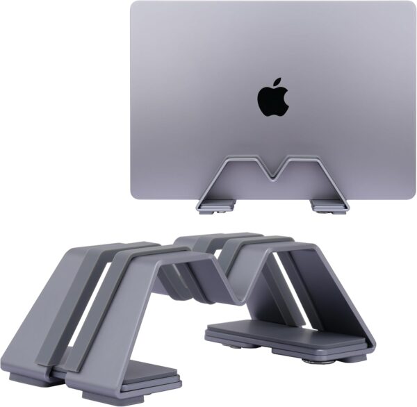 713n1l4xr6L._AC_SL1500_.jpg Adjustable Vertical Laptop Stand - Aluminum, Universal Fit f...