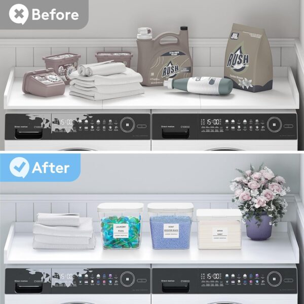 713vJB2XxwL._AC_SL1500_.jpg Lifewit 5 Pack 0.72 Gal Laundry Pods container & 0.5 Gal Dry...