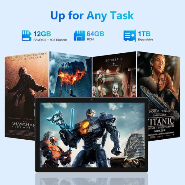 714S4exJBCL._AC_SL1500_.jpg Tablet, 10.1" Android 14 Tablets Octa-Core Processor 12GB RA...