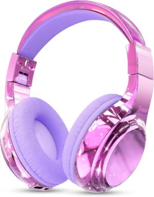 QearFun Kids Bluetooth 5.3 Headphones, Wireless Metallic Gra... QearFun Kids Bluetooth 5.3 Headphones, Wireless Metallic Gra...