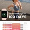 Smart Watches for Men Women: Smart Watch with 1000mAh 100 Da...