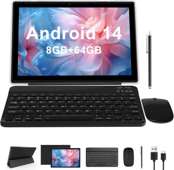 Tablet With Keyboard 2 in 1 Tablet 10 Inch Android Tablet With Keyboard 2 in 1 Tablet 10 Inch Android Tablets S...