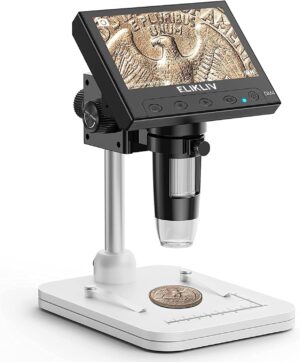 Elikliv Microscope, LCD Digital Coin Microscope 1000x, Coin ... Elikliv Microscope, LCD Digital Coin Microscope 1000x, Coin ...
