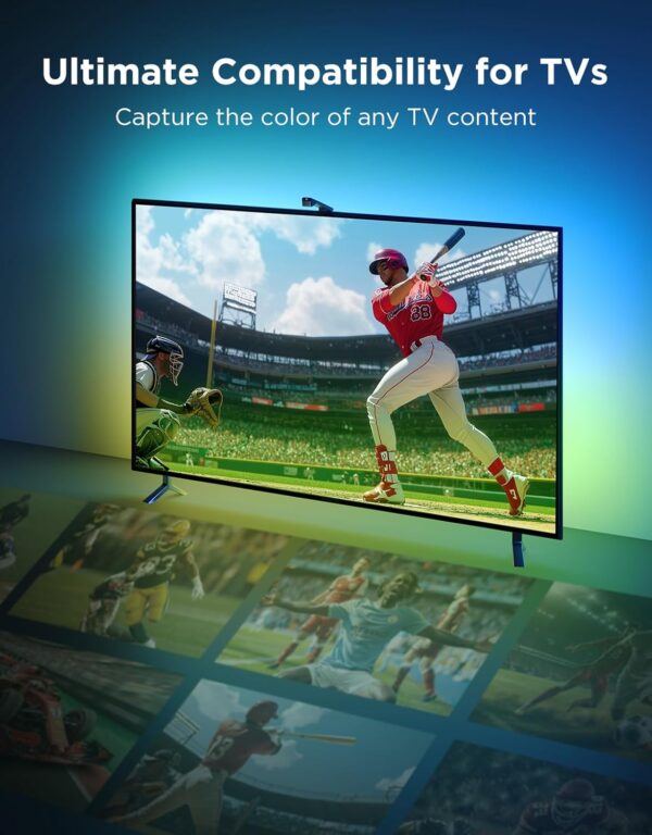 715rOGL8R7L._AC_SL1500_.jpg Govee TV Backlight 3 Lite with Fish-Eye Correction Function ...