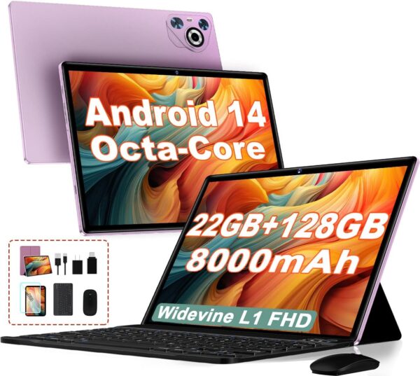 2025 Android 14 Tablet, 22GB RAM+128GB ROM+1TB Expand, 8000m... 2025 Android 14 Tablet, 22GB RAM+128GB ROM+1TB Expand, 8000m...