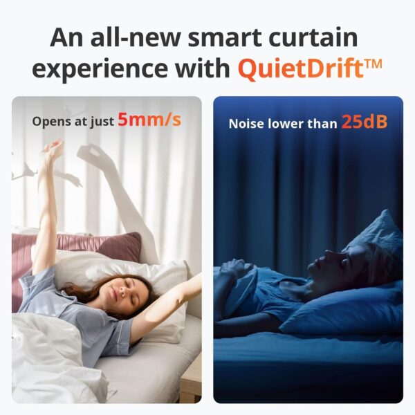 717VAsXxAhL._AC_SL1500_.jpg SwitchBot Automatic Curtain Opener - Bluetooth Remote Contro...