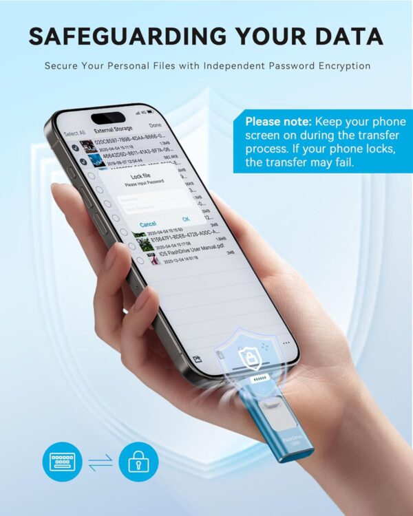 717YMvu8uZL._AC_SL1500_.jpg Apple MFi Certified 128GB Flash Drive for iPhone Thumb Drive...